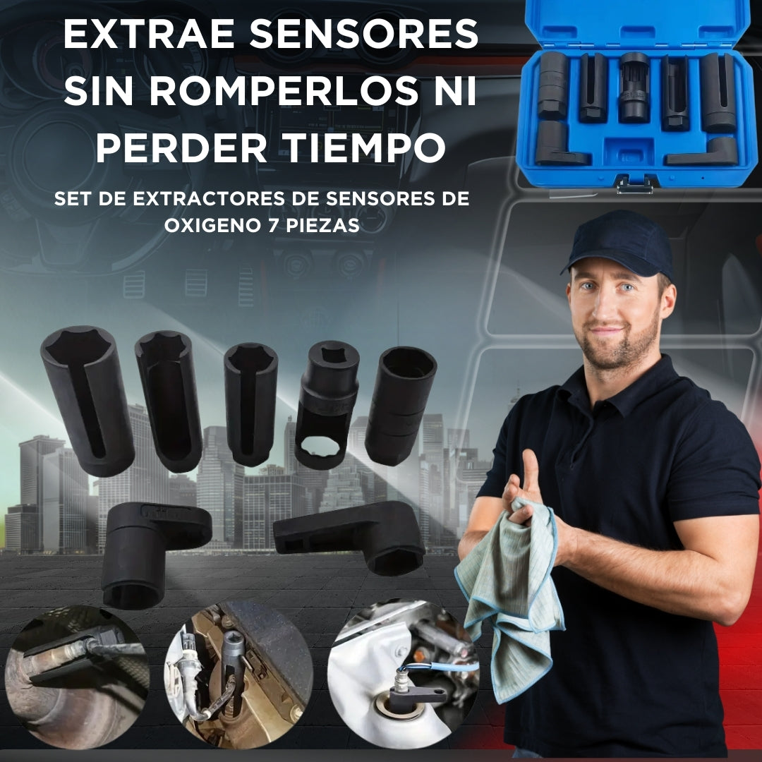 SET DE EXTRACTORES DE SENSORES DE OXIGENO