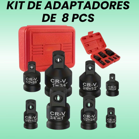 KIT DE ADAPTADORES DE 8 PCS