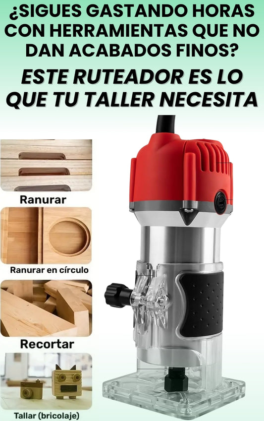 RUTEADOR MANUAL PARA MADERA